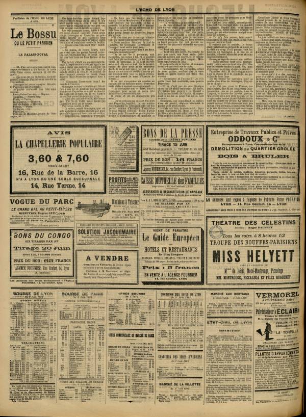 
						Affichage en mode lecture de la page
					