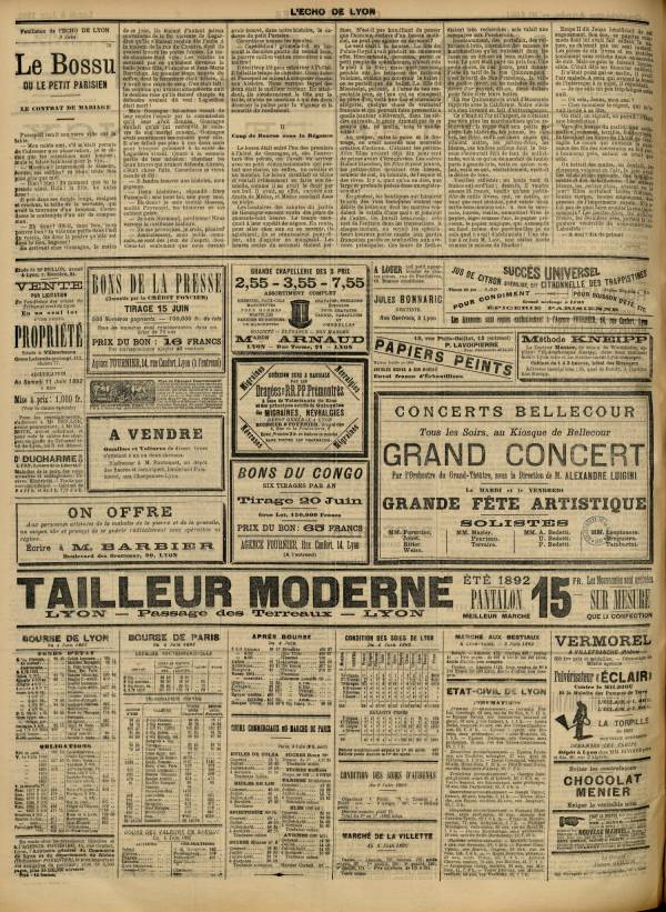 
						Affichage en mode lecture de la page
					