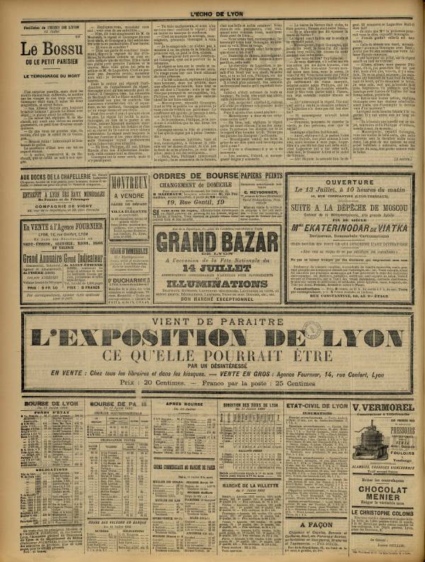 
						Affichage en mode lecture de la page
					