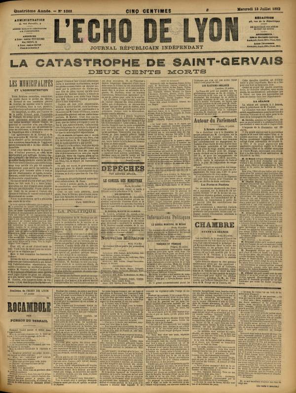 
						Affichage en mode lecture de la page
					