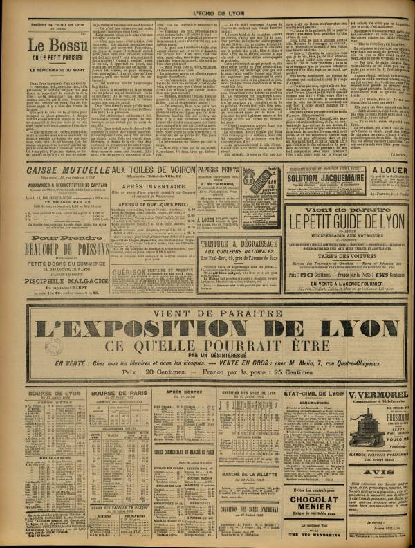 
						Affichage en mode lecture de la page
					