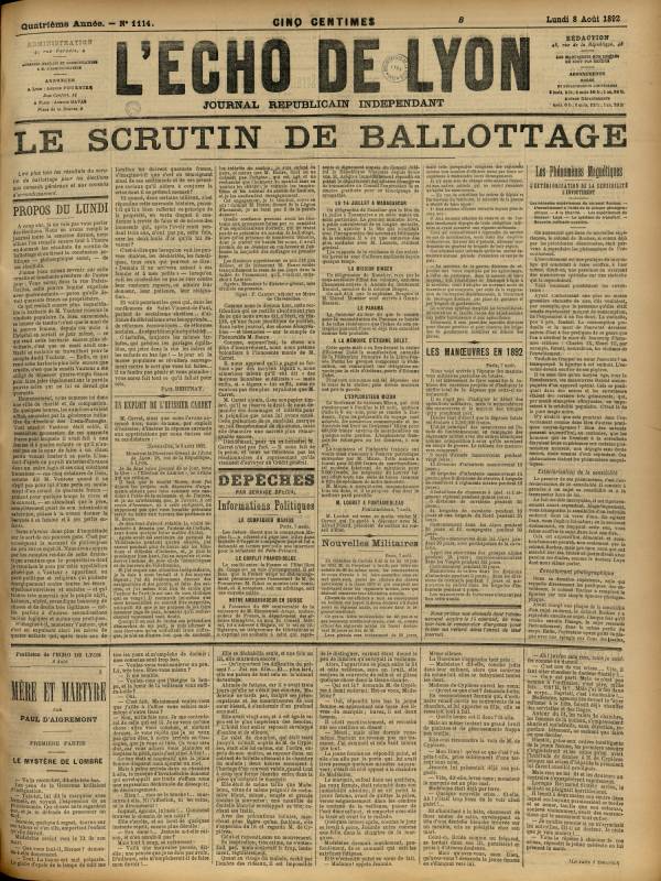 
						Affichage en mode lecture de la page
					
