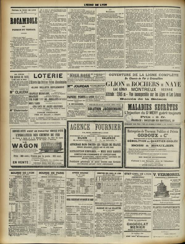 
						Affichage en mode lecture de la page
					