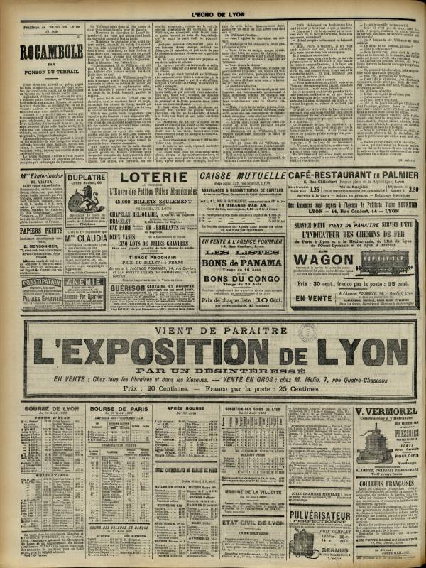 
						Affichage en mode lecture de la page
					
