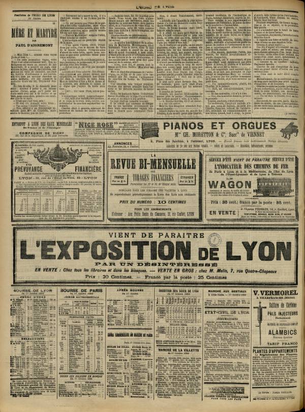 
						Affichage en mode lecture de la page
					