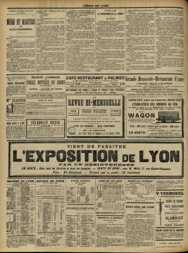 
						Affichage en mode lecture de la page
					