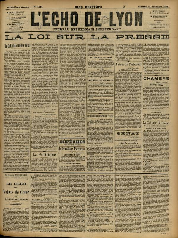 
						Affichage en mode lecture de la page
					