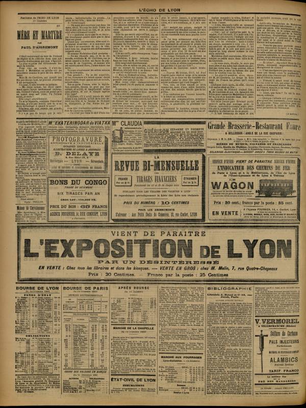 
						Affichage en mode lecture de la page
					