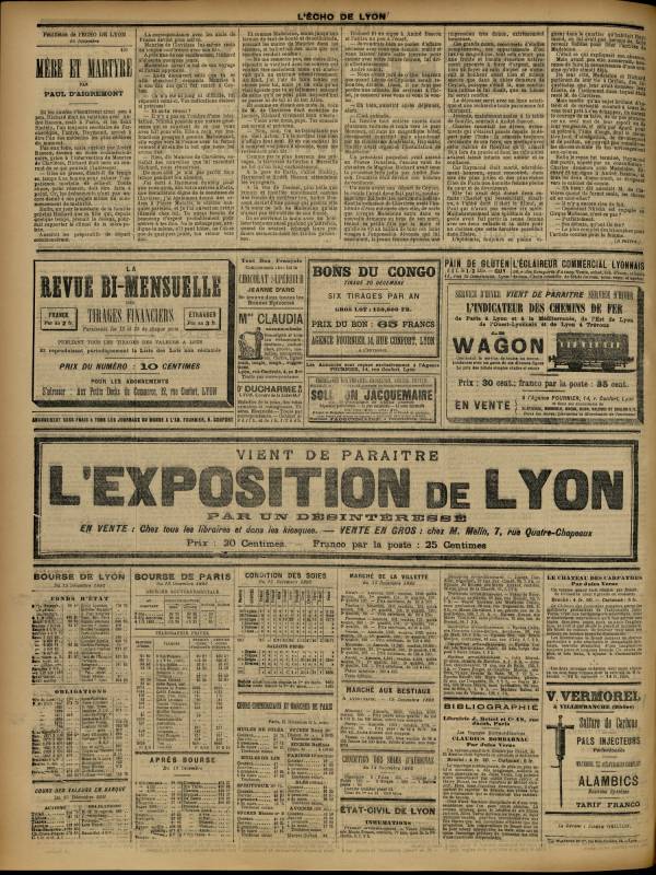 
						Affichage en mode lecture de la page
					