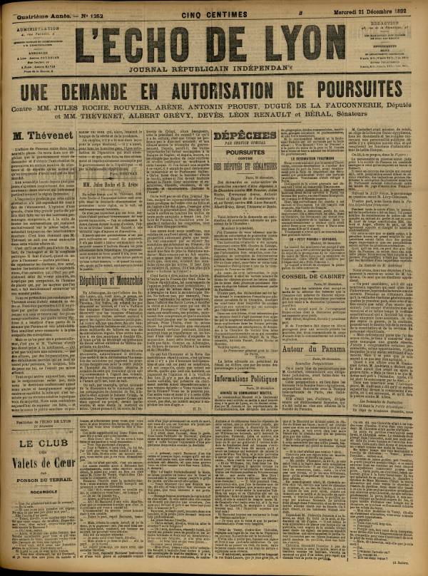 
						Affichage en mode lecture de la page
					