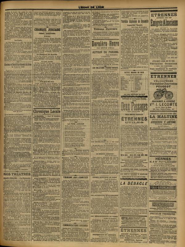 
						Affichage en mode lecture de la page
					