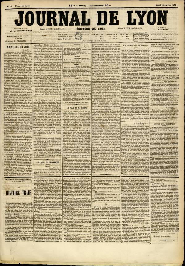 
						Affichage en mode lecture de la page
					