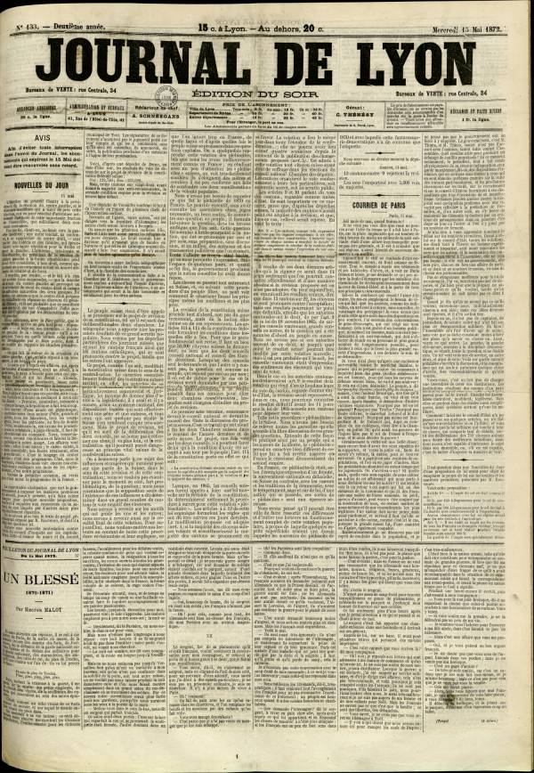 
						Affichage en mode lecture de la page
					