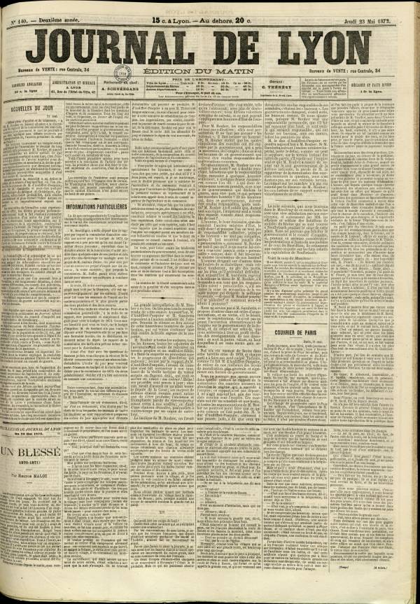 
						Affichage en mode lecture de la page
					