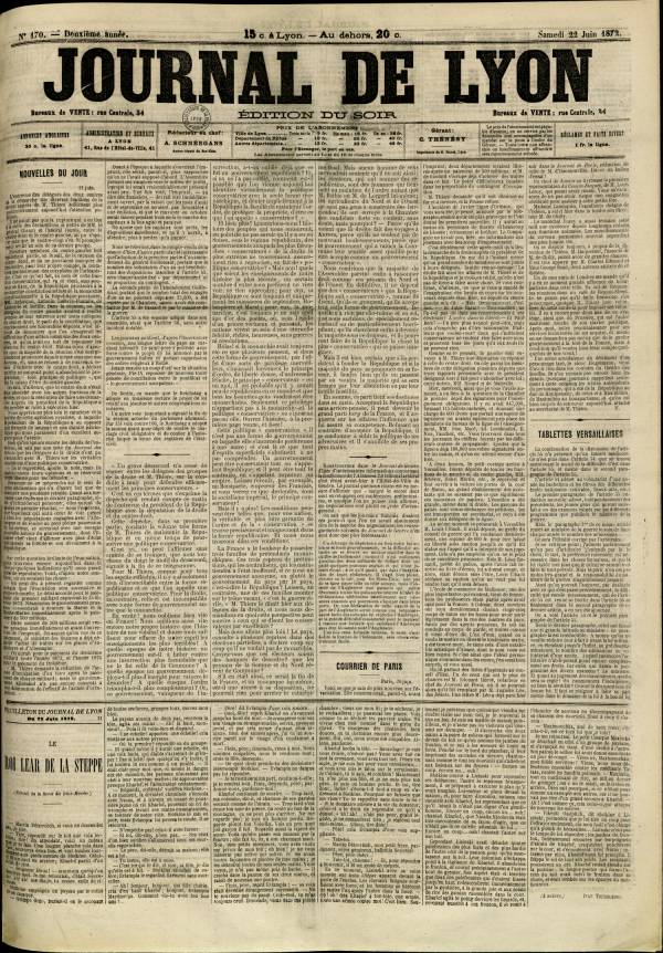 
						Affichage en mode lecture de la page
					