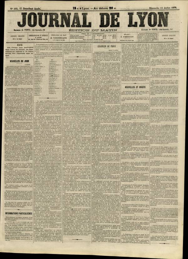 
						Affichage en mode lecture de la page
					