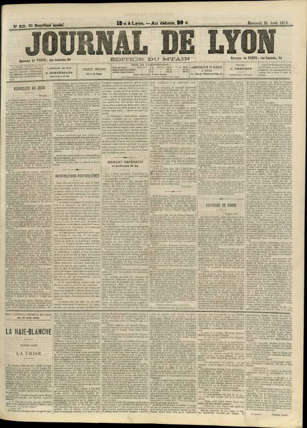 
						Affichage en mode lecture de la page
					