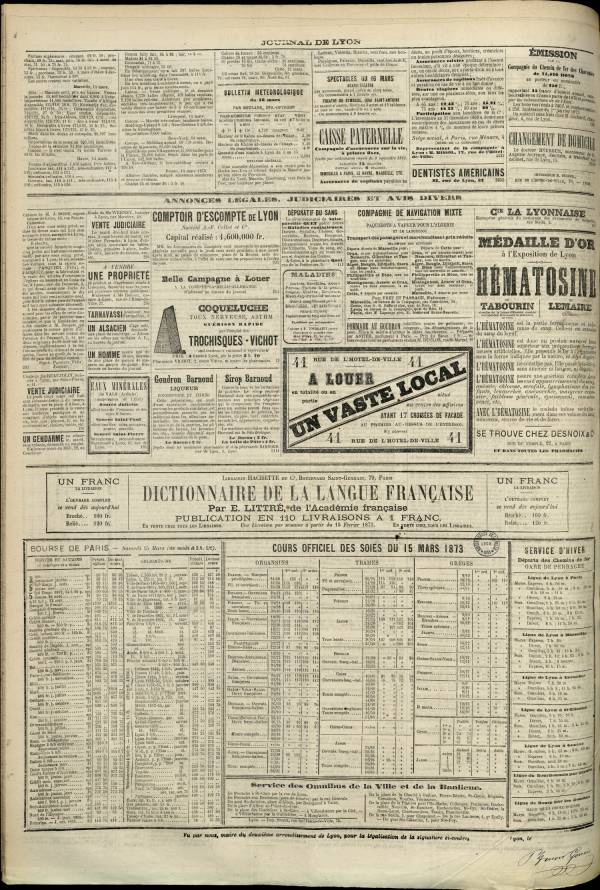 
						Affichage en mode lecture de la page
					