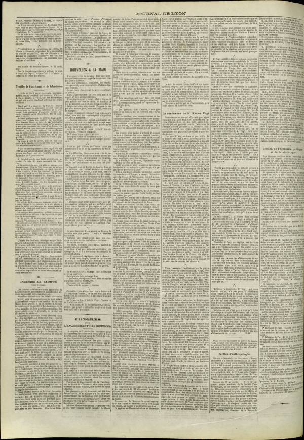 
						Affichage en mode lecture de la page
					