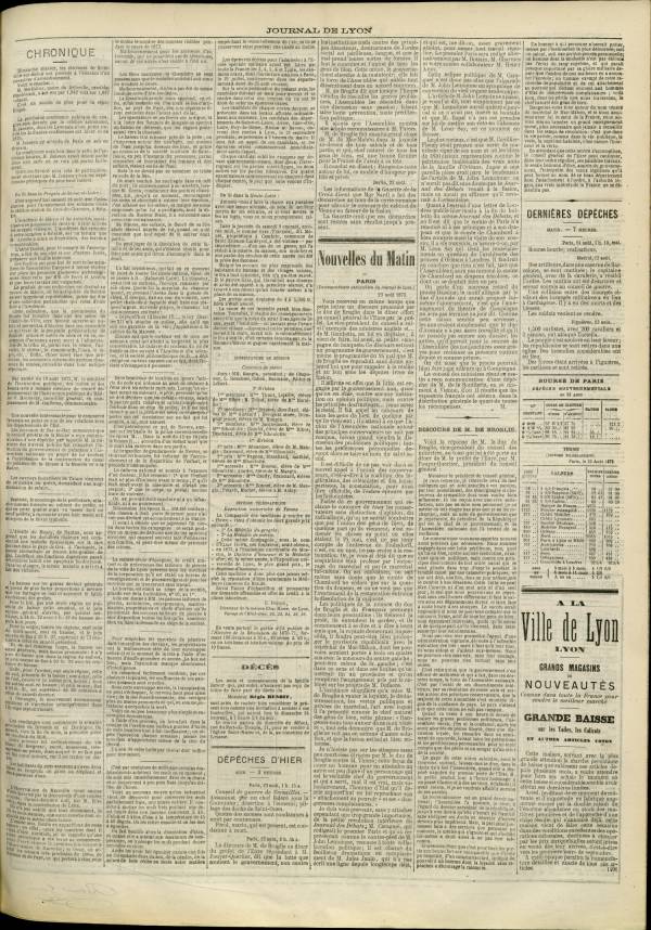 
						Affichage en mode lecture de la page
					