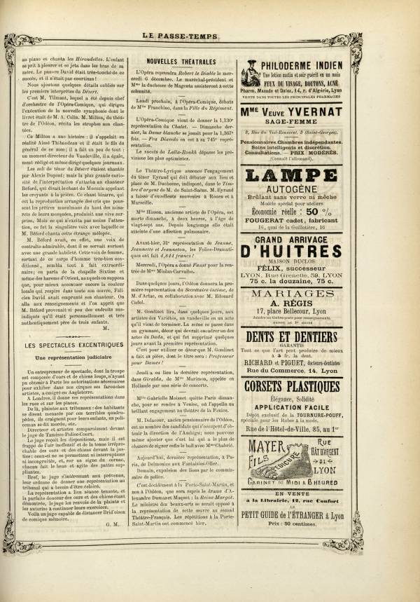 
						Affichage en mode lecture de la page
					