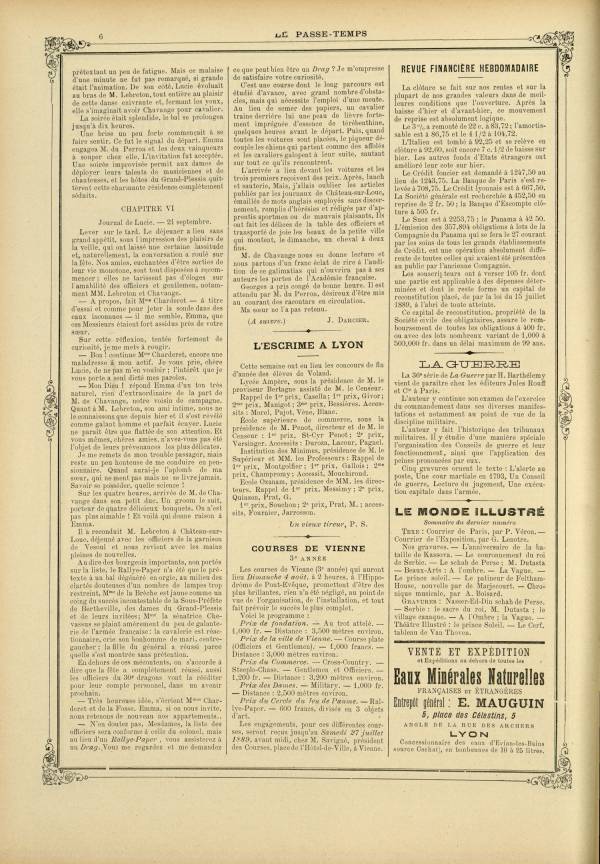 
						Affichage en mode lecture de la page
					