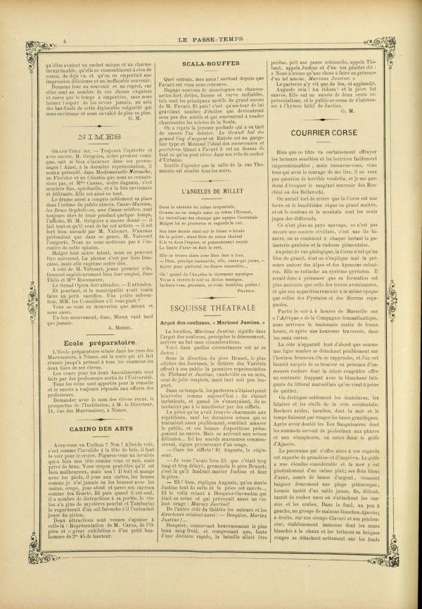 
						Affichage en mode lecture de la page
					