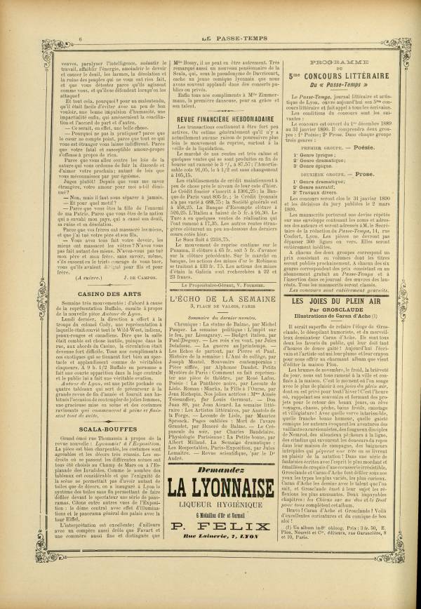 
						Affichage en mode lecture de la page
					