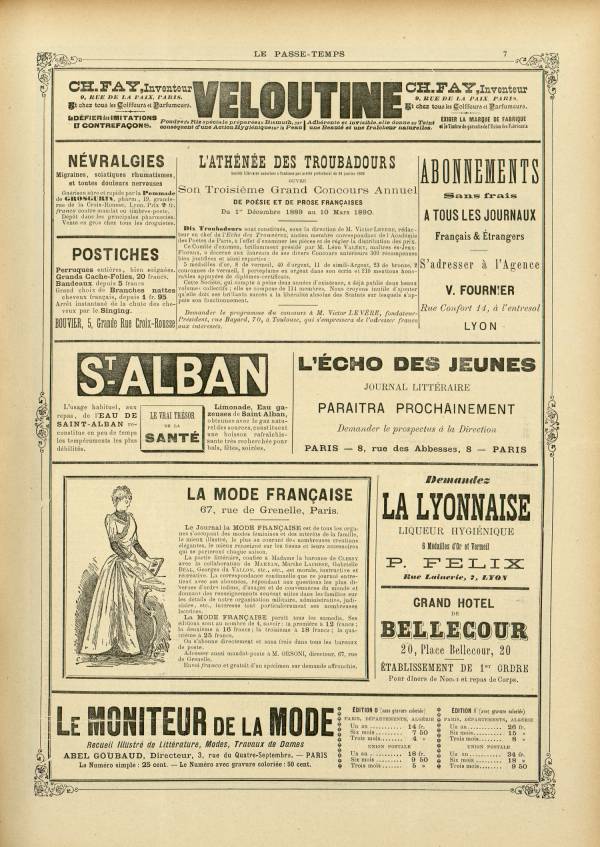 
						Affichage en mode lecture de la page
					