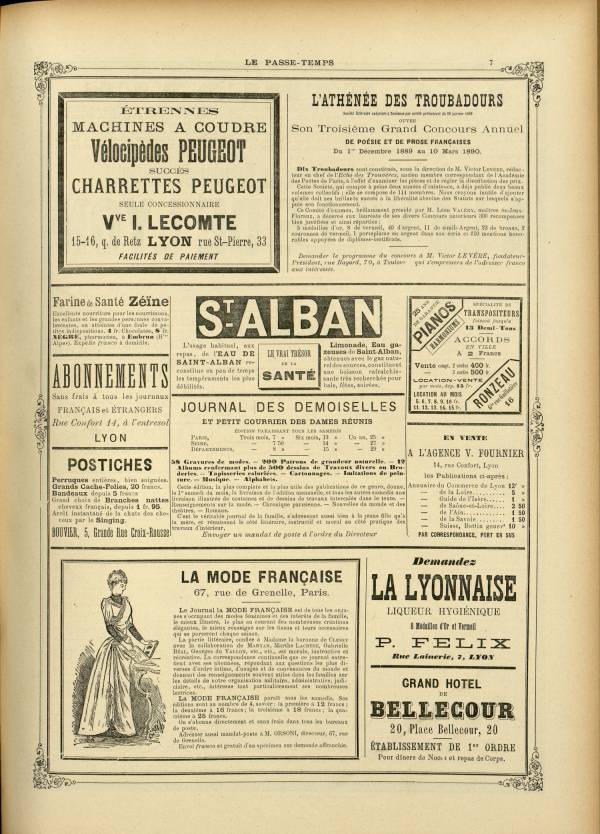 
						Affichage en mode lecture de la page
					