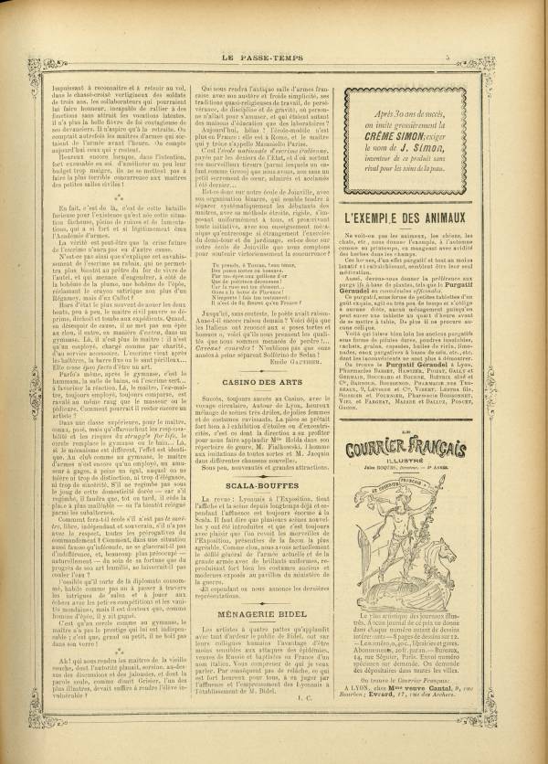 
						Affichage en mode lecture de la page
					