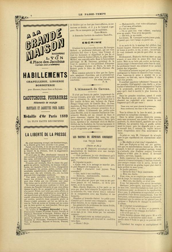 
						Affichage en mode lecture de la page
					