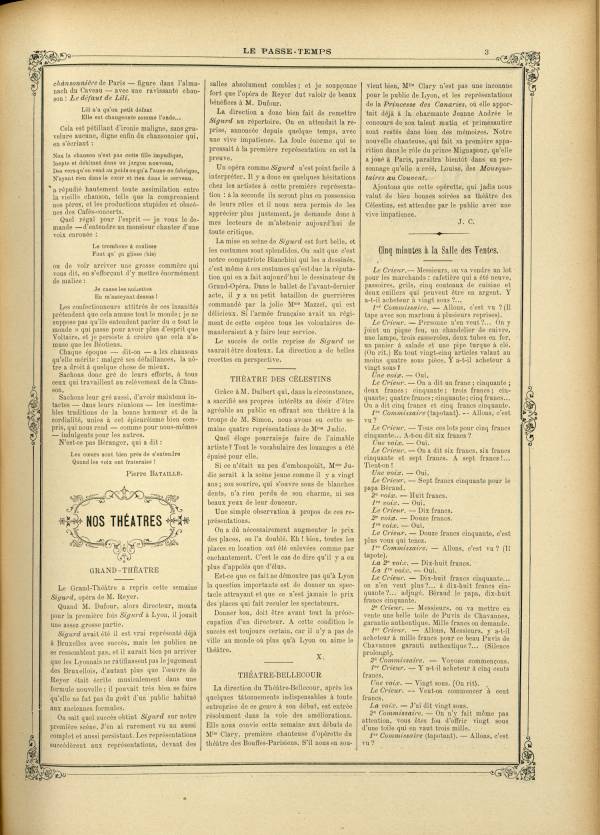 
						Affichage en mode lecture de la page
					