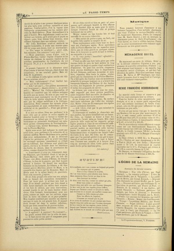 
						Affichage en mode lecture de la page
					