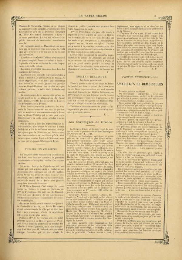
						Affichage en mode lecture de la page
					