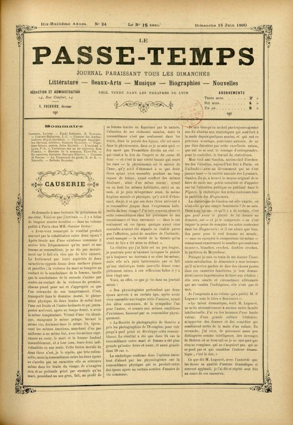 
						Affichage en mode lecture de la page
					