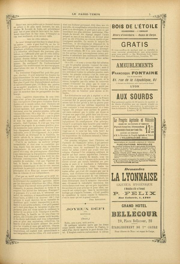 
						Affichage en mode lecture de la page
					