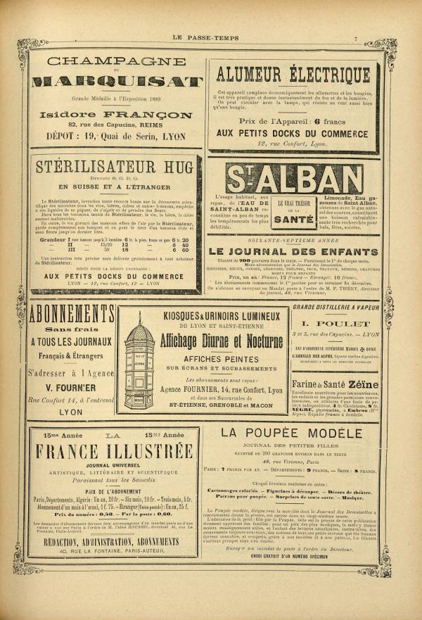 
						Affichage en mode lecture de la page
					