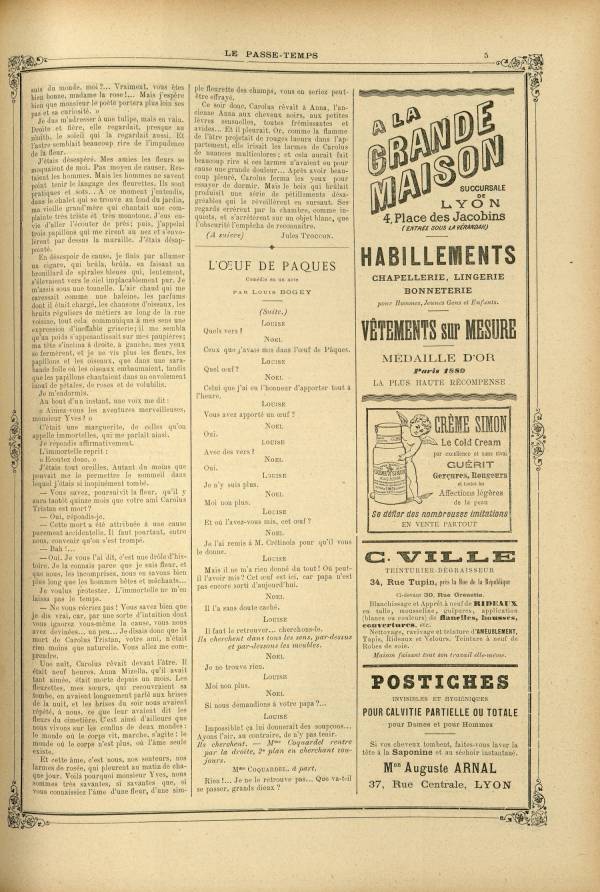 
						Affichage en mode lecture de la page
					