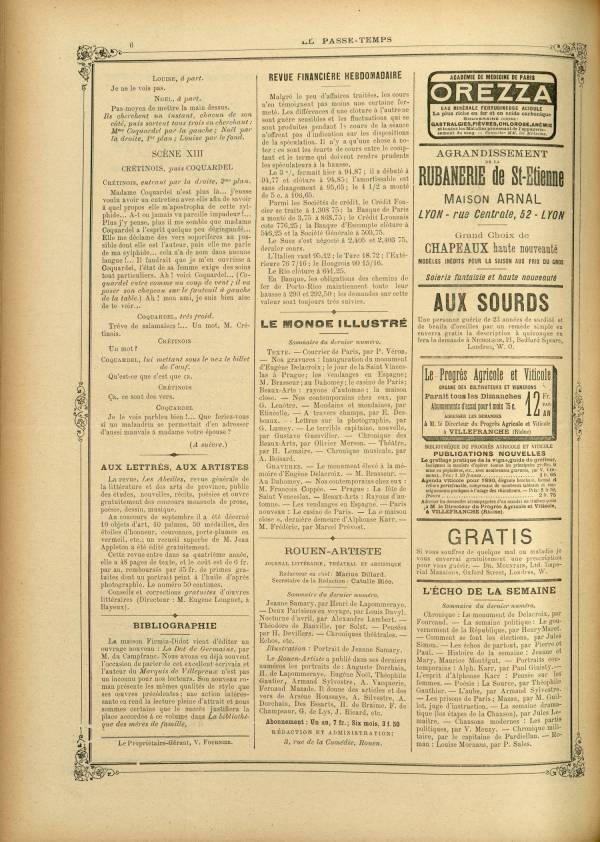 
						Affichage en mode lecture de la page
					
