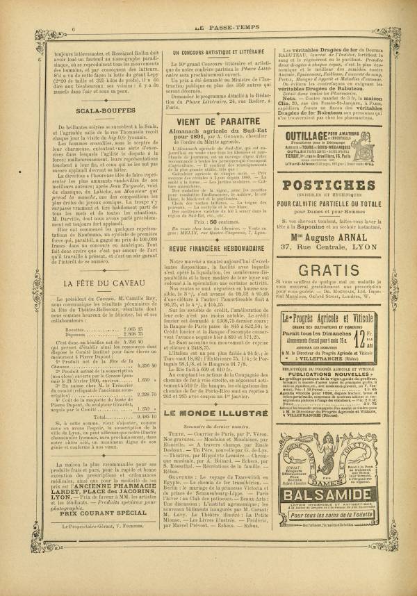 
						Affichage en mode lecture de la page
					