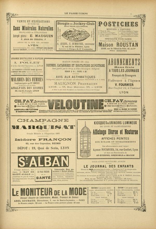 
						Affichage en mode lecture de la page
					