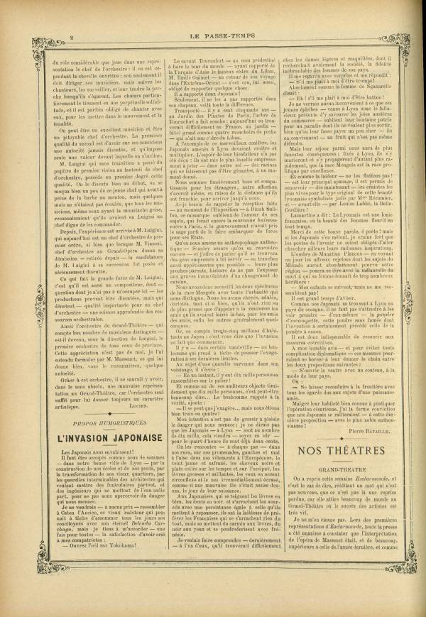 
						Affichage en mode lecture de la page
					