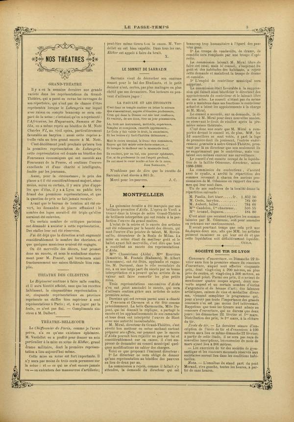 
						Affichage en mode lecture de la page
					