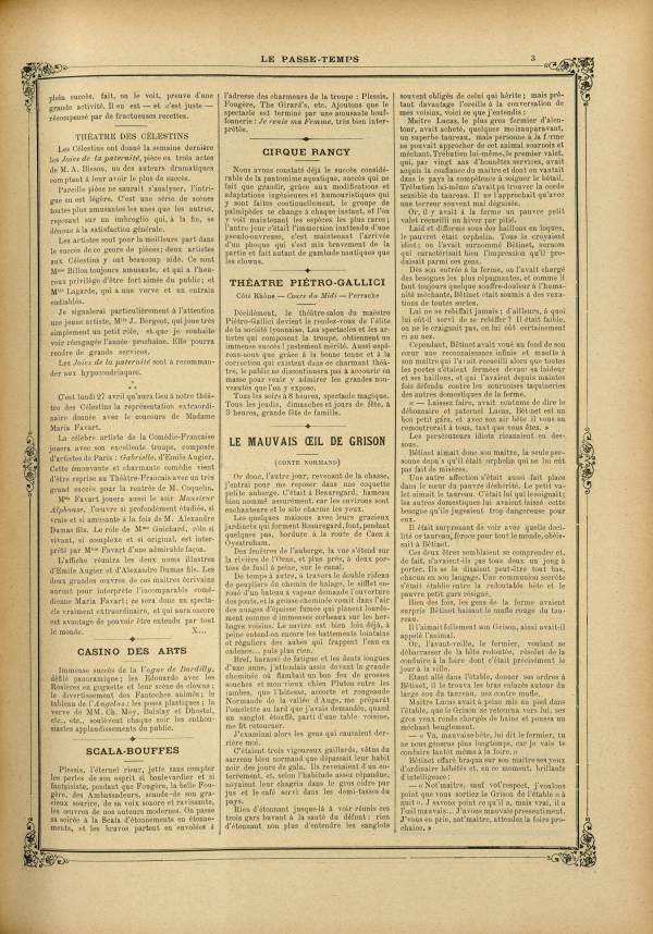
						Affichage en mode lecture de la page
					