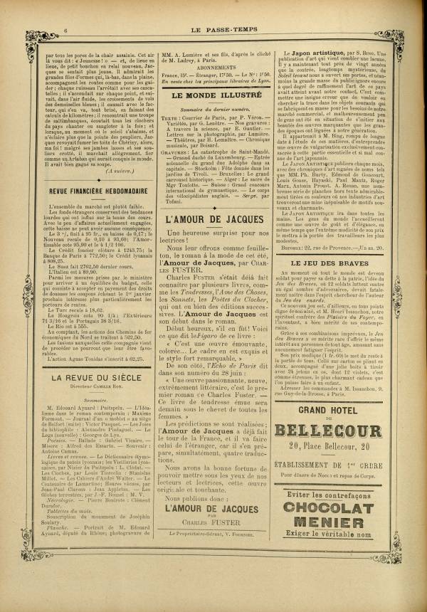 
						Affichage en mode lecture de la page
					