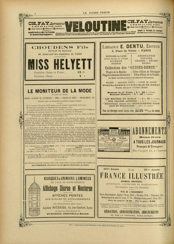 
						Affichage en mode lecture de la page
					