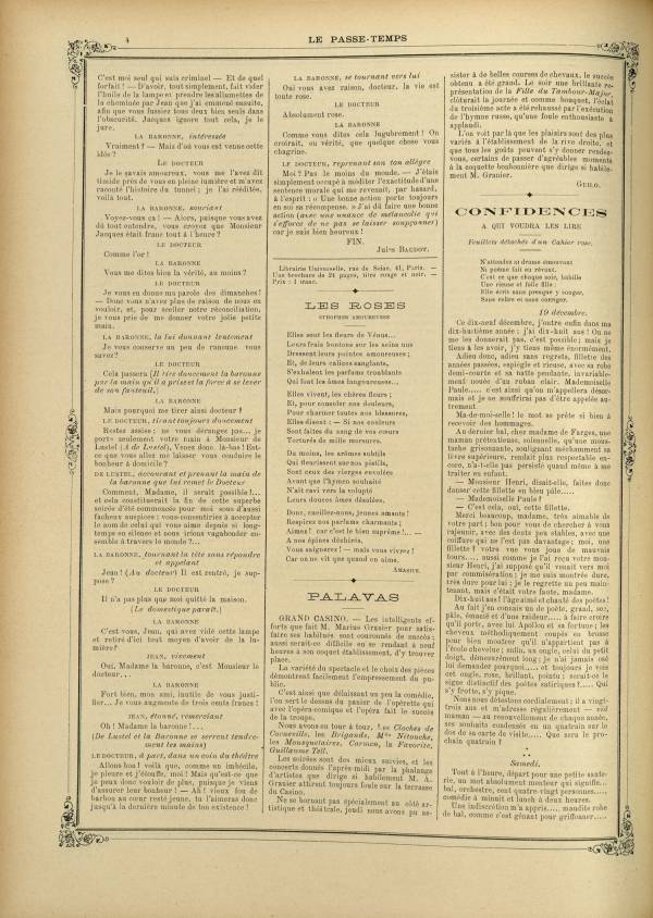 
						Affichage en mode lecture de la page
					