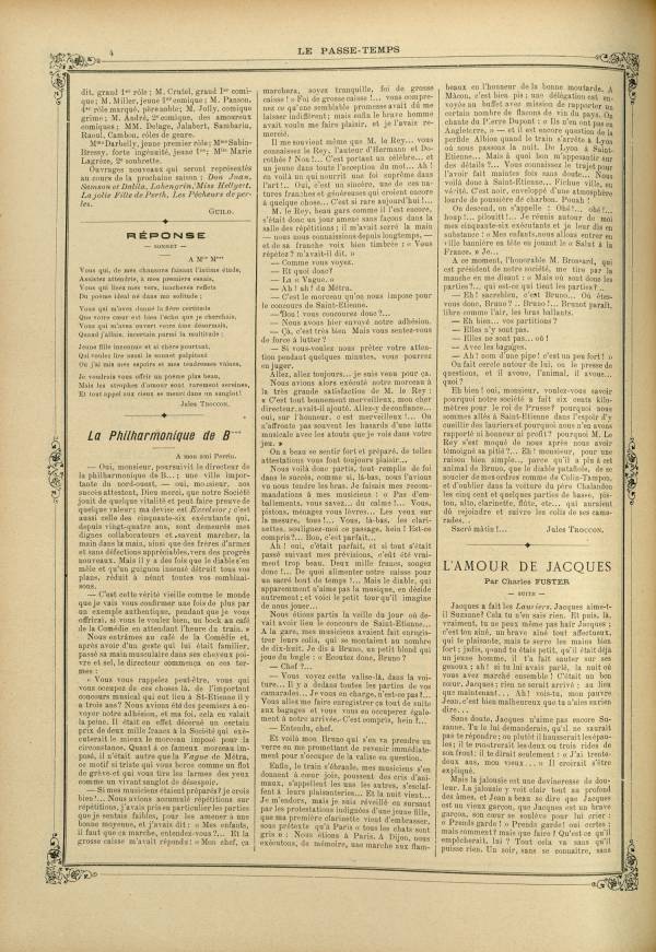 
						Affichage en mode lecture de la page
					