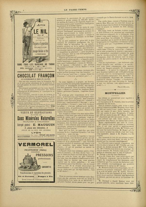 
						Affichage en mode lecture de la page
					